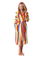 Dámský župan 3156 Capri s kapucí - Vestis