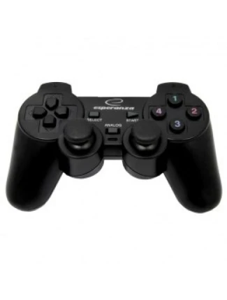 Gamepad Esperanza EG106 (PC, PS2, PS3; barva černá) Gamepad Esperanza EG106 (PC, PS2, PS3; barva černá)