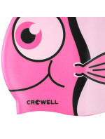 Silikonová plavecká čepice Crowell Nemo-Jr-roz