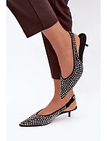 Dámské sandály Kitten Heel s přezkami Černé Madden Dámské sandály Kitten Heel s přezkami Černé Madden
