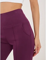 Tepláky RV DR A1289.01 tmavě fialové