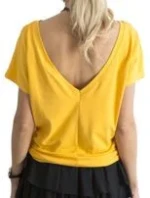 Tričko RV TS 4662.86 tmavě žlutá