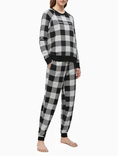 Dámské tepláky QS6302E-2ZJ šedočerná - Calvin Klein