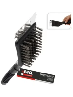 KARTÁČ NA ČIŠTĚNÍ GRILU 2V1 21CM