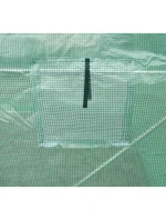 ZAHRADNÍ TUNEL 200x200x200 cm PE KONSTRUKCE ZELENÁ OCEL