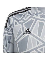 Dětské brankářské tričko adidas Condivo 22 s dlouhým rukávem šedé HB1646
