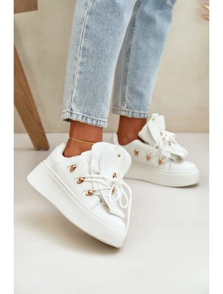 Dámské Tenisky Na Platformě Bílé Dolistana