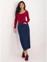 Sukně D80030BI50248D300 tmavě modrá Sukně D80030BI50248D300 tmavě modrá