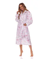 Dlouhý dámský župan L&L 2216 Fida S-2XL Dlouhý dámský župan L&L 2216 Fida S-2XL