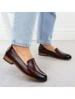 Dámská lakovaná obuv lord bordó Potocki 19337