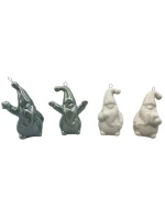 Vánoční Santa Claus CERAMIC BOMBLE 7,8 cm 1 ks