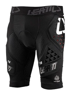 Šortky s chrániči LEATT Impact Shorts 3DF 4.0, velikost L, černé