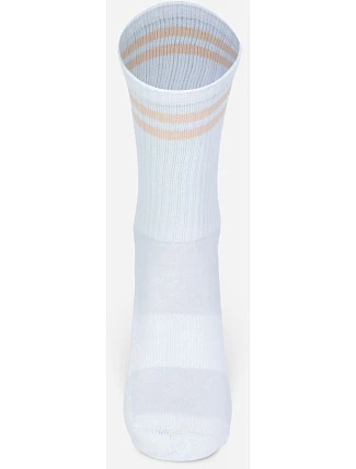 Mr. Socks L 05004 Tenisové ponožky "Basic" 88.5004 white/peach Mr. Socks L 05004 Tenisové ponožky "Basic" 88.5004 white/peach