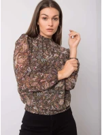 Halenka D50039F11031A tmavě zelená Halenka D50039F11031A tmavě zelená