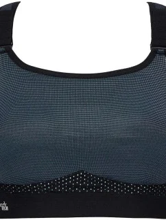 Sportovní podprsenka 0020129 černo-tyrkysová - Selmark