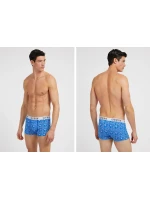Pánské boxerky U3GG25K6YW0 P7FK bílá-oranžová-modrá - Guess