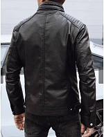 Pánská kožená bunda 11Z8151 černá - FashionStreet Pánská kožená bunda 11Z8151 černá - FashionStreet