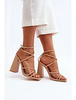 Sandály na podpatku  model 193935 Step in style