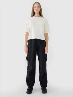 Dámské tričko oversize s potiskem 4F 4FWSS25TTSHF1971-11S