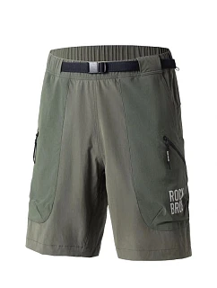 Rockbros šortky YDDK015 s páskem velikost XXL - zelené