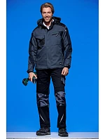 Daiber JN 824 Pracovní zimní softshellová bunda - Strong 02.0824 carbon/black