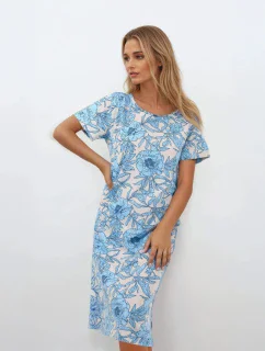 Noční košile Blue Peony - Momenti Per Me