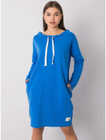 Dámské tmavě modré bavlněné šaty
