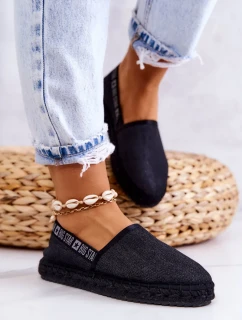 Dámské espadrilky Slip-on Big Star - černé