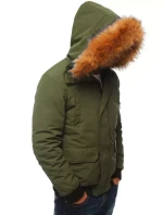 Pánská zimní zelená bunda FashionStreet TX3941