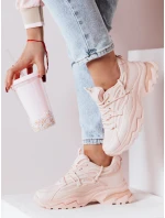 Dámské tenisky na silnější podrážce SOFTLACE růžové FashionStreet ZY0656 Dámské tenisky na silnější podrážce SOFTLACE růžové FashionStreet ZY0656