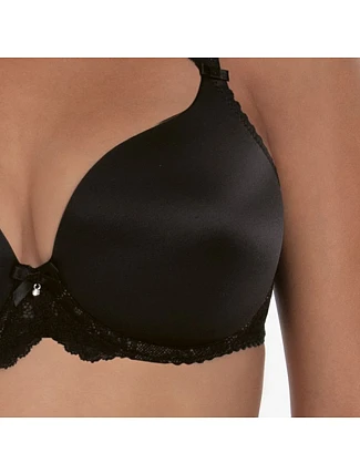 Bobette podprsenka s kosticí s pěnovou výztuží 5291 black - RosaFaia