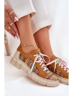 Dámské Kožené Polobotky Maciejka 05850-29 Multikolor Dámské Kožené Polobotky Maciejka 05850-29 Multikolor