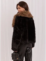 Bunda MBM KR 25 75.00P černá a béžová Bunda MBM KR 25 75.00P černá a béžová