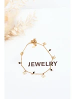 Náramek S motýly Zlatý