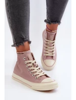 Dámské vysoké tenisky Big Star růžové