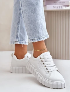 Zateplené Dámské Tenisky Big Star Bílé