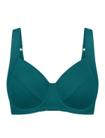 Dámská plavková podprsenka Summer Mix & Match W 01 sd 00RA tmavě zelená- Triumph Dámská plavková podprsenka Summer Mix & Match W 01 sd 00RA tmavě zelená- Triumph