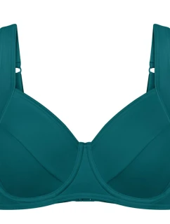Dámská plavková podprsenka Summer Mix & Match W 01 sd 00RA tmavě zelená- Triumph