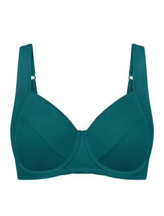 Dámská plavková podprsenka Summer Mix & Match W 01 sd 00RA tmavě zelená- Triumph Dámská plavková podprsenka Summer Mix & Match W 01 sd 00RA tmavě zelená- Triumph