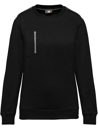 WK WK 403 Pracovní mikina "Day-to-Day" 20.W403 black/silver