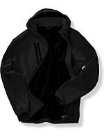 Result R 909X Unisex 3-vrstvá softshellová bunda s kapucí 30.909X black/black