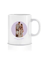 Personalizovaný klasický bílý keramický hrníček 300 ml s výřezem fotky na podkladu Personalizovaný klasický bílý keramický hrníček 300 ml s výřezem fotky na podkladu