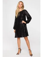 Dámské šaty M715 černé - Made Of Emotion Dámské šaty M715 černé - Made Of Emotion