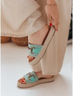 Dámské žabky MISSWAVE zelené FashionStreet ZY0949