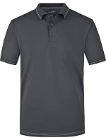 Daiber JN 569 Pánské žerzejové elastické polo 02.0569 graphite/white Daiber JN 569 Pánské žerzejové elastické polo 02.0569 graphite/white