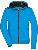 Daiber JN 1145 Dámská 2-vrstvá softshellová bunda s kapucí 02.1145 blue/black
