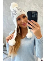 Dámská klapka na uši Balbina K381 bílá Dámská klapka na uši Balbina K381 bílá