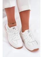 Kožené Dámské Sportovní Boty Tenisky Daniel Lopez Just Dare SS2D4042 Bílé Kožené Dámské Sportovní Boty Tenisky Daniel Lopez Just Dare SS2D4042 Bílé