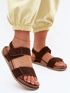 Dámské sandály Inblu AA000070 Hnědé