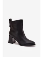 Boty na podpatku model 222517 Step in style Boty na podpatku model 222517 Step in style